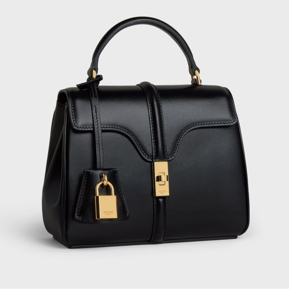 Celine Mini 16 in Satinated Calfskin - Picture 3 of 16